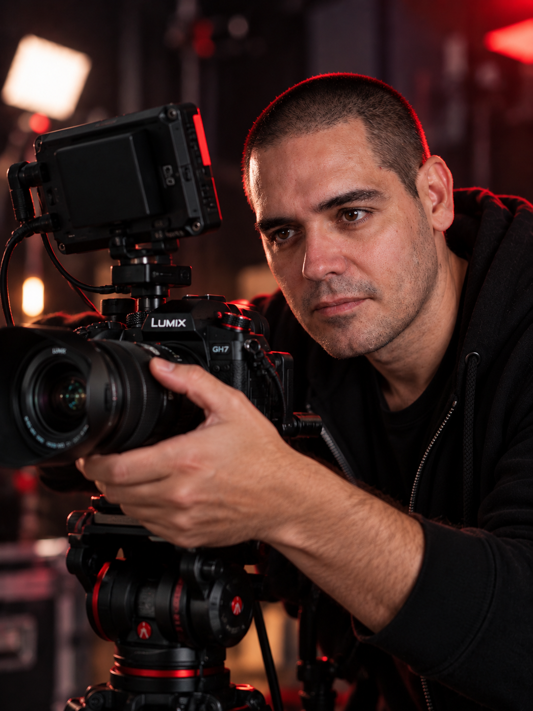 Arnaud Tourangin en tournage cinéma